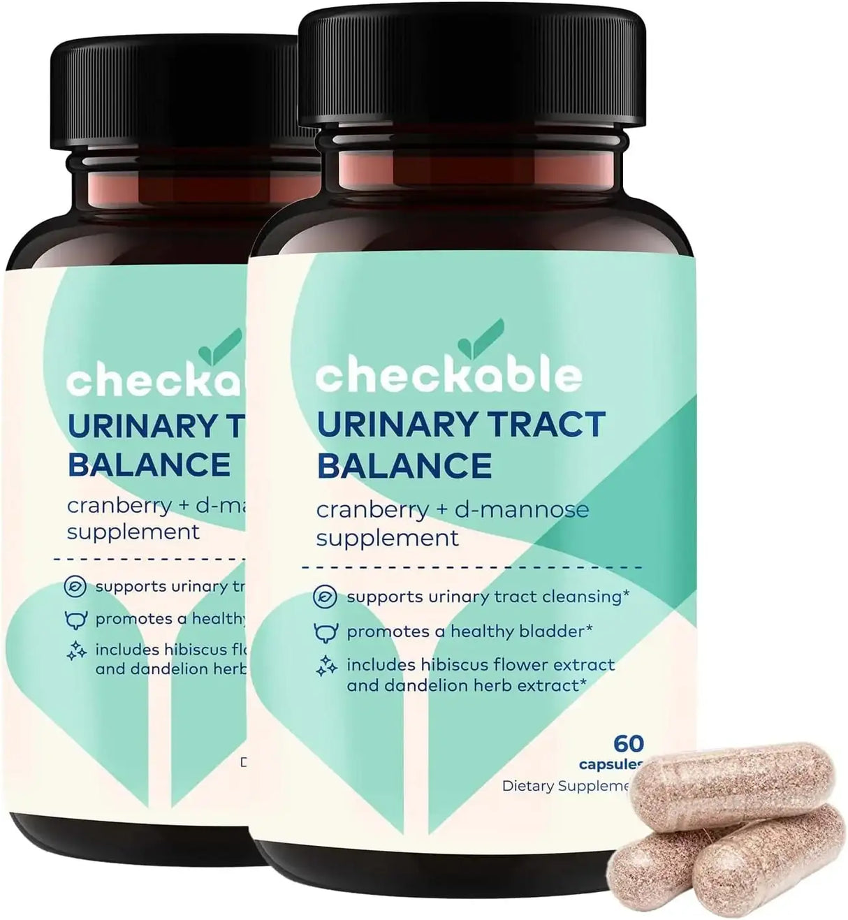 CHECKABLE - Checkable Urinary Tract Balance 60 Capsulas 2 Pack - The Red Vitamin MX - Suplementos Alimenticios - {{ shop.shopifyCountryName }}