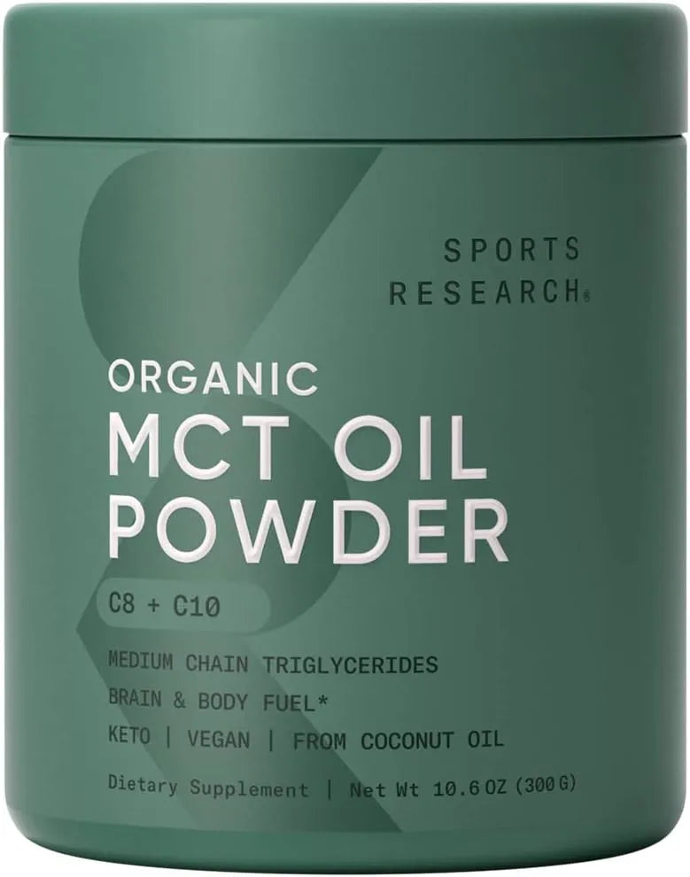 SPORTS RESEARCH - Sports Research Organic MCT Oil Powder 300Gr. - The Red Vitamin MX - Suplementos Alimenticios - {{ shop.shopifyCountryName }}