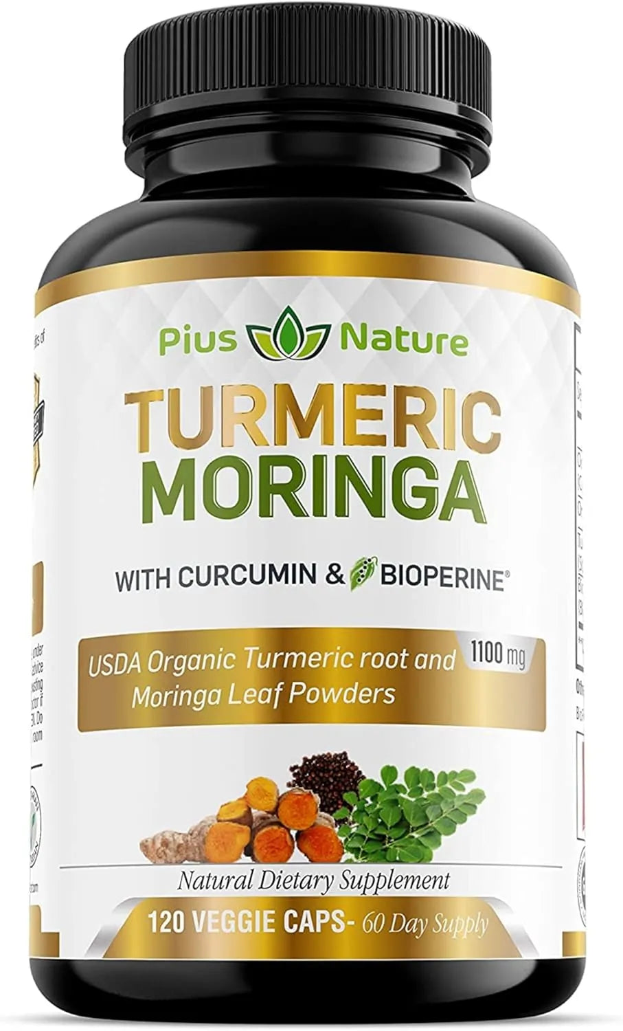 PIUS NATURE - PIUS NATURE Turmeric Moringa 120 Capsulas - The Red Vitamin MX - Suplementos Alimenticios - {{ shop.shopifyCountryName }}