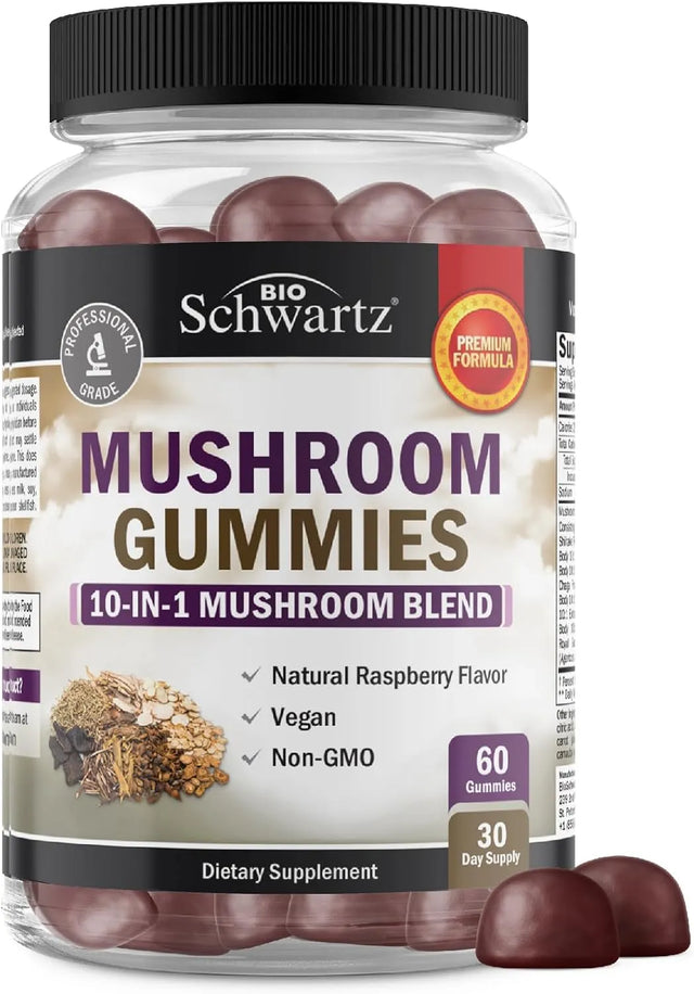 BIO SCHWARTZ - BioSchwartz Mushroom Gummies 60 Gomitas - The Red Vitamin MX - Suplementos Alimenticios - {{ shop.shopifyCountryName }}