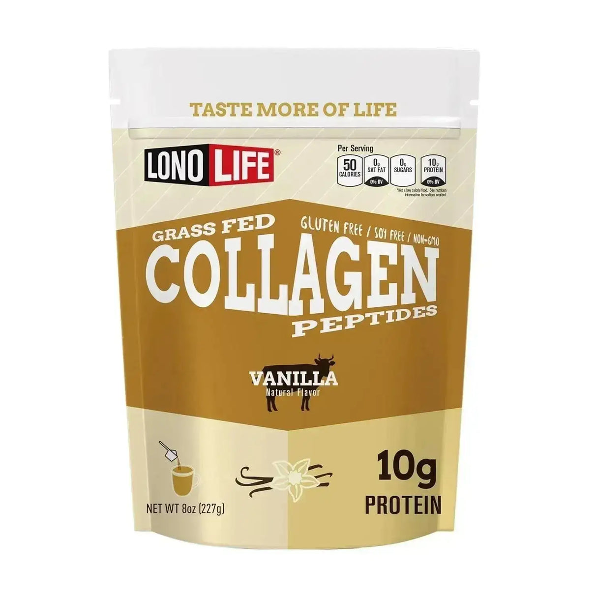 LONOLIFE - LonoLife Vanilla Flavored Collagen Peptides 227Gr. - The Red Vitamin MX - Suplementos Alimenticios - {{ shop.shopifyCountryName }}