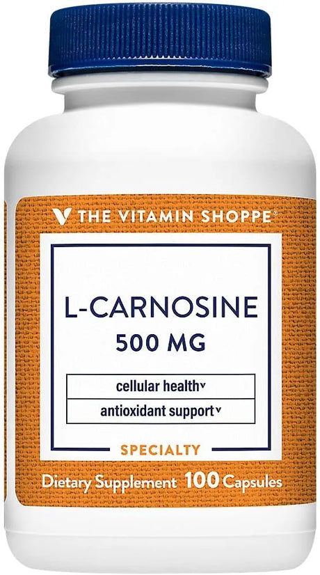 THE VITAMIN SHOPPE - The Vitamin Shoppe L-Carnosine 500Mg. 100 Capsulas - The Red Vitamin MX - Suplementos Alimenticios - {{ shop.shopifyCountryName }}