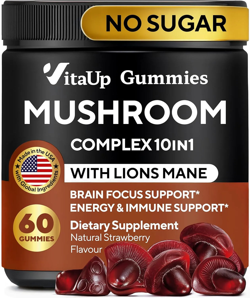 VITAUP - VitaUp Mushroom Gummies for Adults 60 Gomitas - The Red Vitamin MX - Suplementos Alimenticios - {{ shop.shopifyCountryName }}