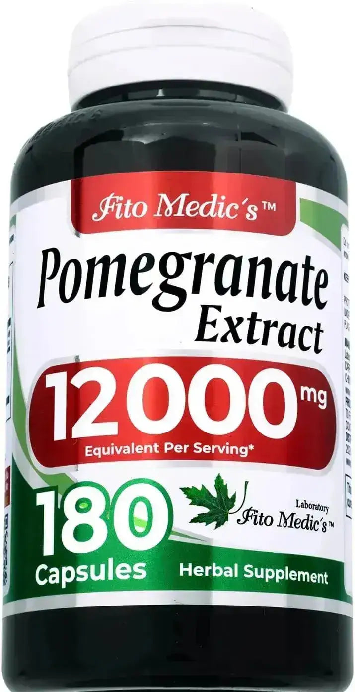 FITO MEDIC´S - FITO MEDIC'S Pomegranate Extract 12,000Mg. 180 Capsulas - The Red Vitamin MX - Suplementos Alimenticios - {{ shop.shopifyCountryName }}
