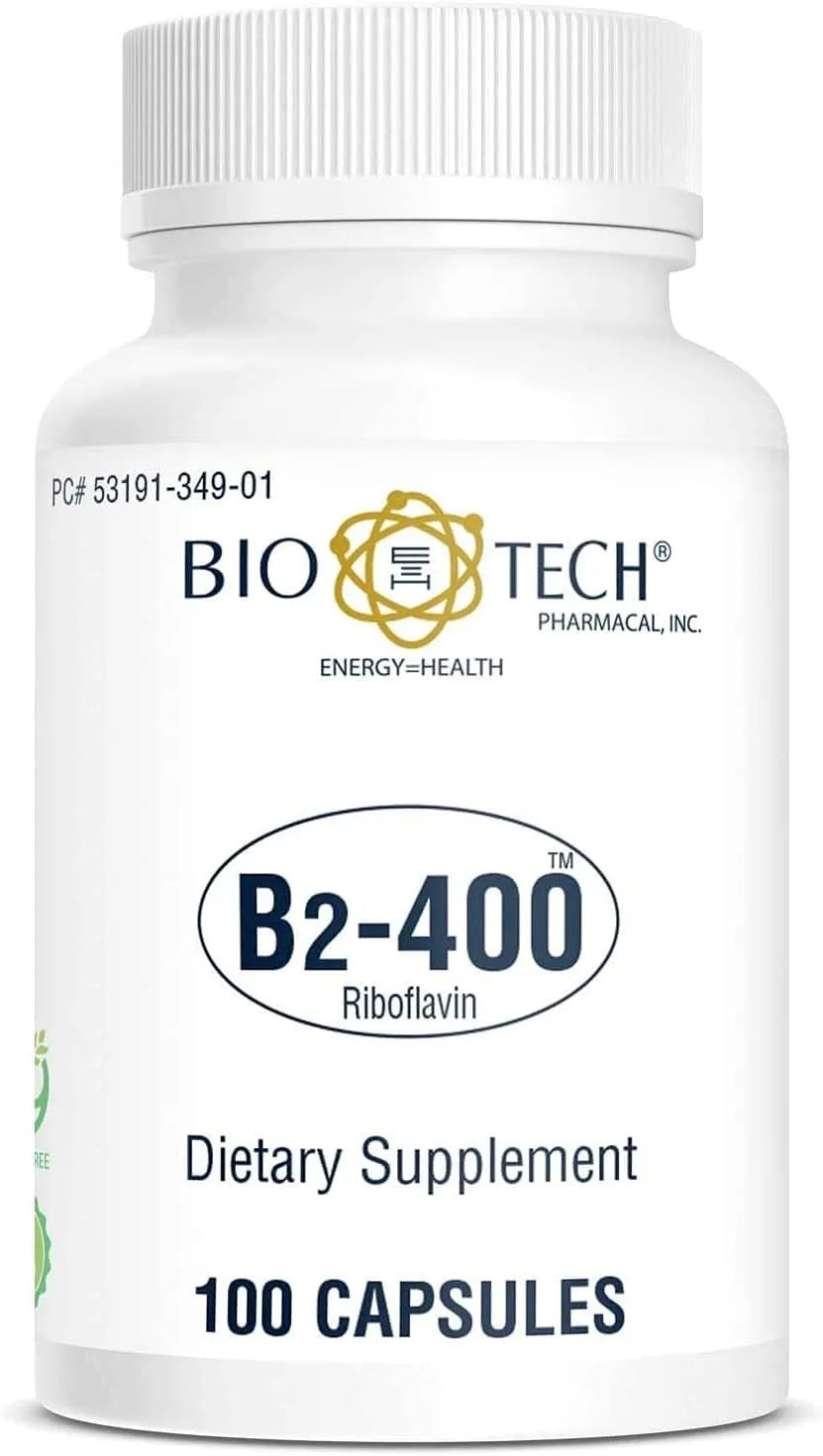 BIO-TECH PHARMACAL - Bio-Tech Pharmacal B2-400 100 Capsulas - The Red Vitamin MX - Suplementos Alimenticios - {{ shop.shopifyCountryName }}