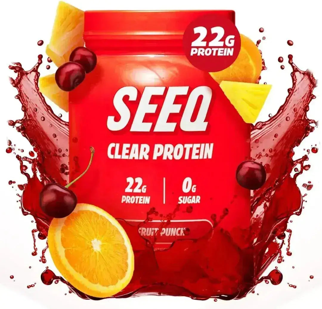 SEEQ - SEEQ Clear Whey Isolate Protein Powder Fruit Punch 25 Servicios - The Red Vitamin MX - Suplementos Alimenticios - {{ shop.shopifyCountryName }}
