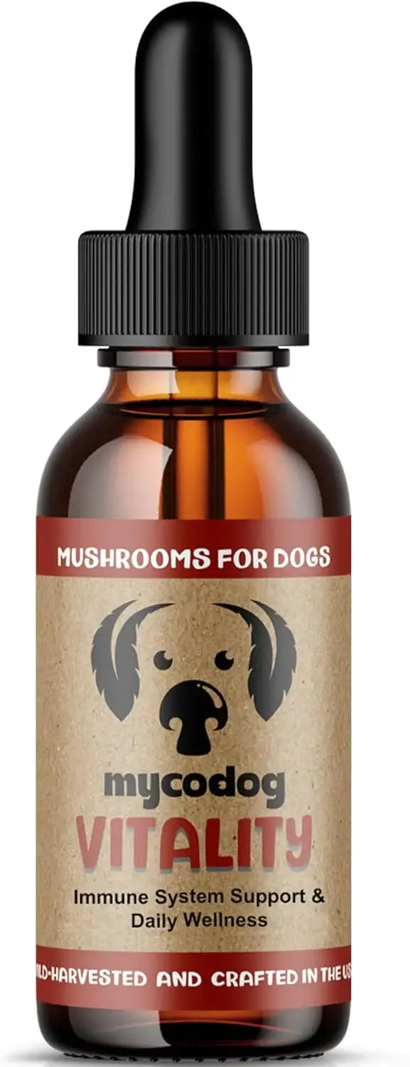 MYCODOG - MycoDog Vitality Mushroom Extract & Adaptogen Tincture 1 Fl.Oz. - The Red Vitamin MX - Suplementos Herbales Para Perros - {{ shop.shopifyCountryName }}