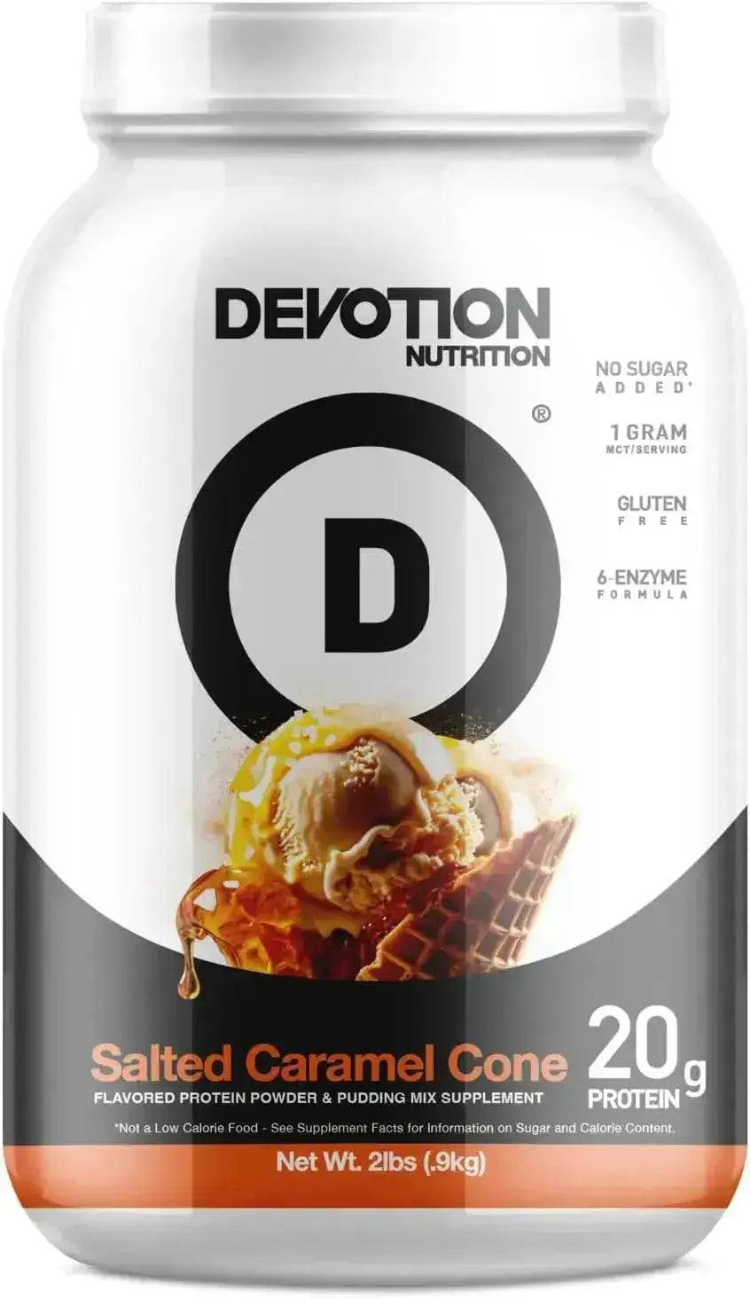 DEVOTION NUTRITION - Devotion Nutrition Protein Powder Salted Caramel Cone 2 Lbs. - The Red Vitamin MX - Suplementos Alimenticios - {{ shop.shopifyCountryName }}