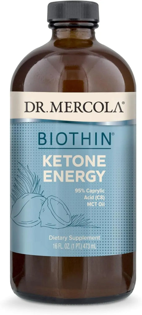 DR MERCOLA - Dr. Mercola Biothin Ketone Energy Caprylic Acid MCT Oil 473Ml. - The Red Vitamin MX - Suplementos Alimenticios - {{ shop.shopifyCountryName }}