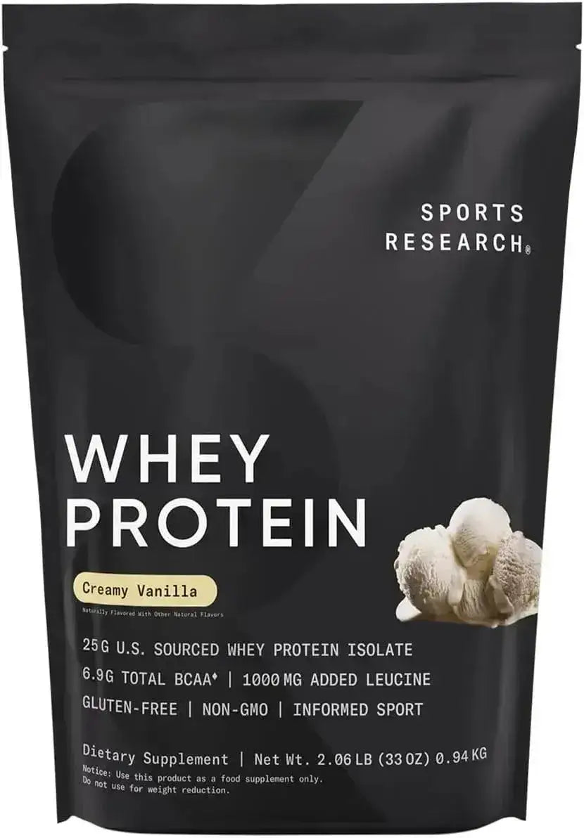 SPORTS RESEARCH - Sports Research Whey Protein Vanilla 940Gr. - The Red Vitamin MX - Suplementos Alimenticios - {{ shop.shopifyCountryName }}