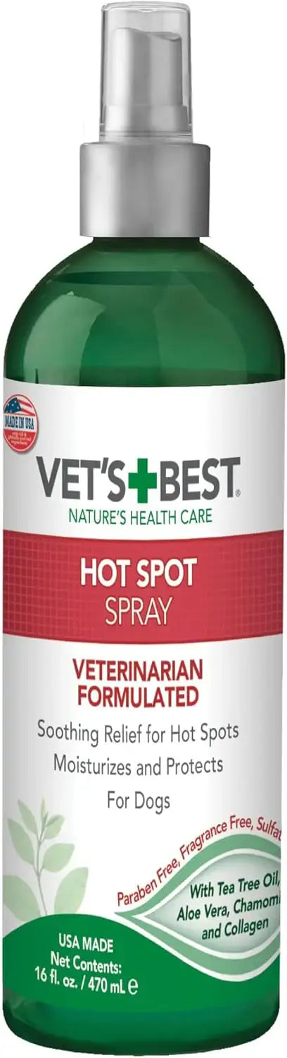 VET'S BEST - Vet's Best Dog Hot Spot Itch Relief Spray for Dogs 16 Fl.Oz. - The Red Vitamin MX - Remedios Para La Picazón De Perros - {{ shop.shopifyCountryName }}