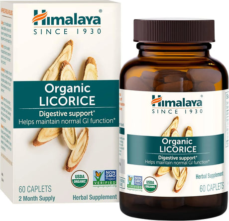 HIMALAYA - Himalaya Organic Licorice Root 60 Capsulas - The Red Vitamin MX - Suplementos Alimenticios - {{ shop.shopifyCountryName }}