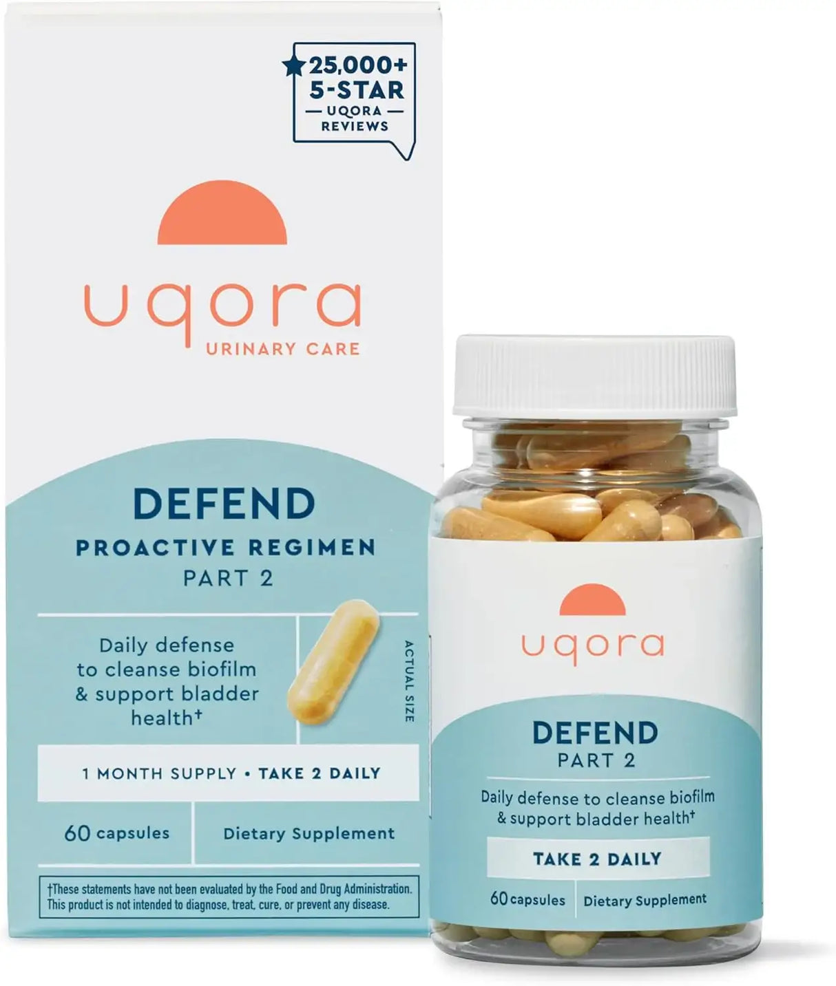 UQORA - Uqora Defend Urinary Tract Health Supplement 60 Capsulas - The Red Vitamin MX - Suplementos Alimenticios - {{ shop.shopifyCountryName }}