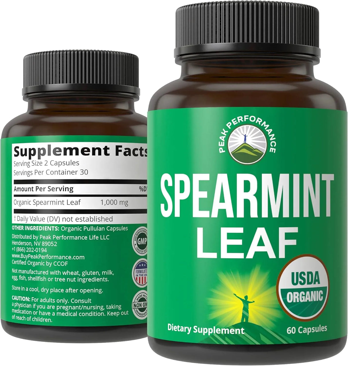 PEAK PERFORMANCE - Peak Performance Spearmint Leaf 60 Capsulas - The Red Vitamin MX - Suplementos Alimenticios - {{ shop.shopifyCountryName }}