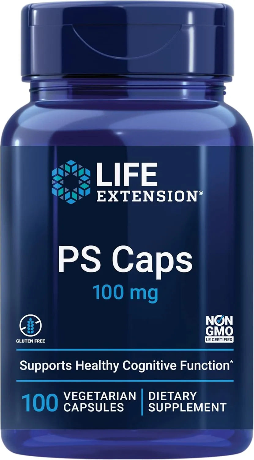 LIFE EXTENSION - Life Extension PS Caps 100Mg. 100 Capsulas - The Red Vitamin MX - Suplementos Alimenticios - {{ shop.shopifyCountryName }}
