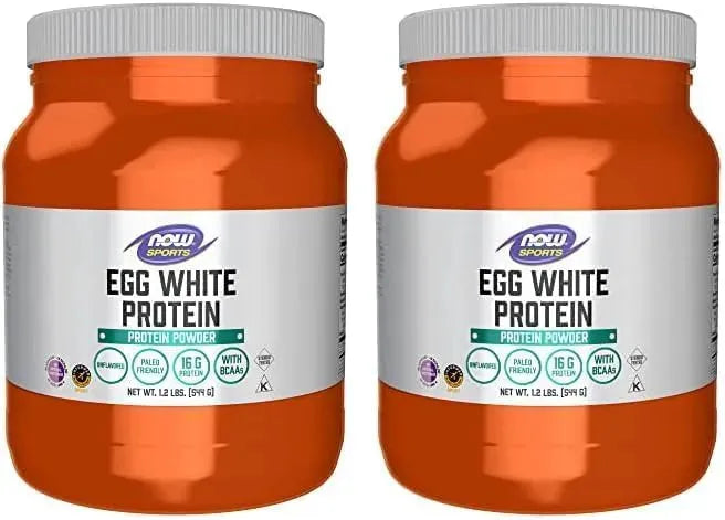 NOW SPORTS - NOW Foods Sports Nutrition Egg White Protein 544Gr. 2 Pack - The Red Vitamin MX - Suplementos Alimenticios - {{ shop.shopifyCountryName }}