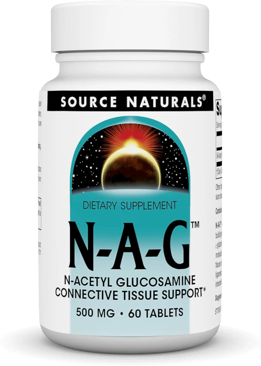 SOURCE NATURALS - Source Naturals N-A-G N-Acetyl Glucosamine 500Mg. 60 Tabletas - The Red Vitamin MX - Suplementos Alimenticios - {{ shop.shopifyCountryName }}