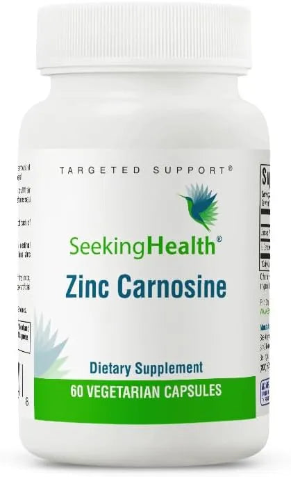SEEKING HEALTH - Seeking Health Zinc Carnosine 60 Capsulas - The Red Vitamin MX - Suplementos Alimenticios - {{ shop.shopifyCountryName }}