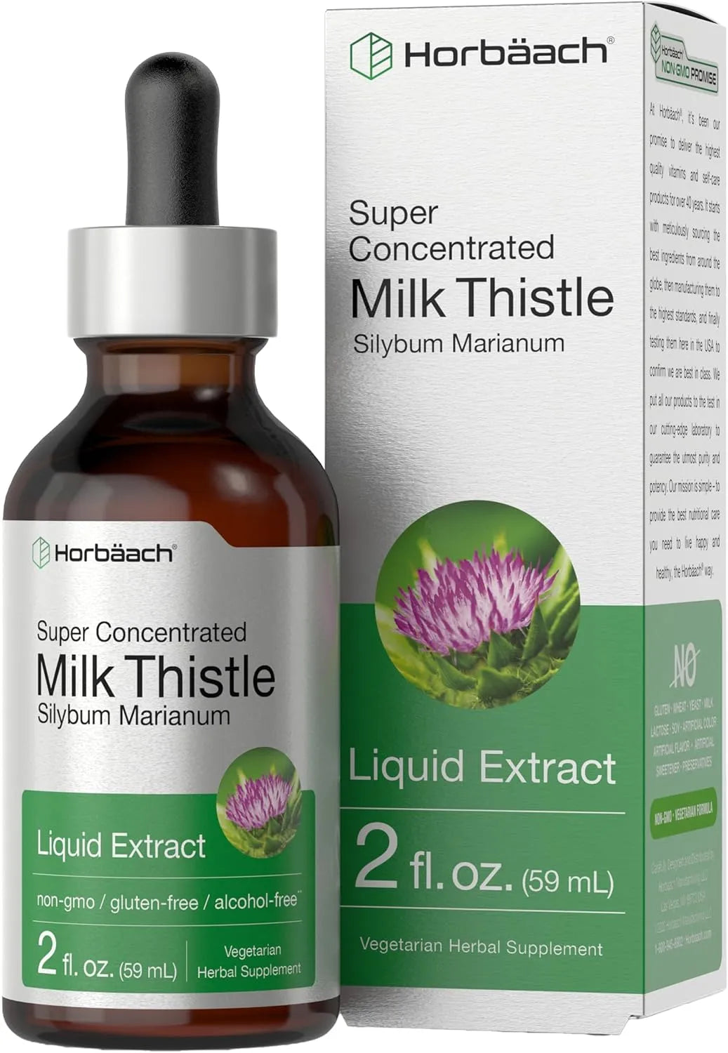 HORBAACH - Horbaach Milk Thistle Extract Liquid 2 Fl.Oz. - The Red Vitamin MX - Suplementos Alimenticios - {{ shop.shopifyCountryName }}