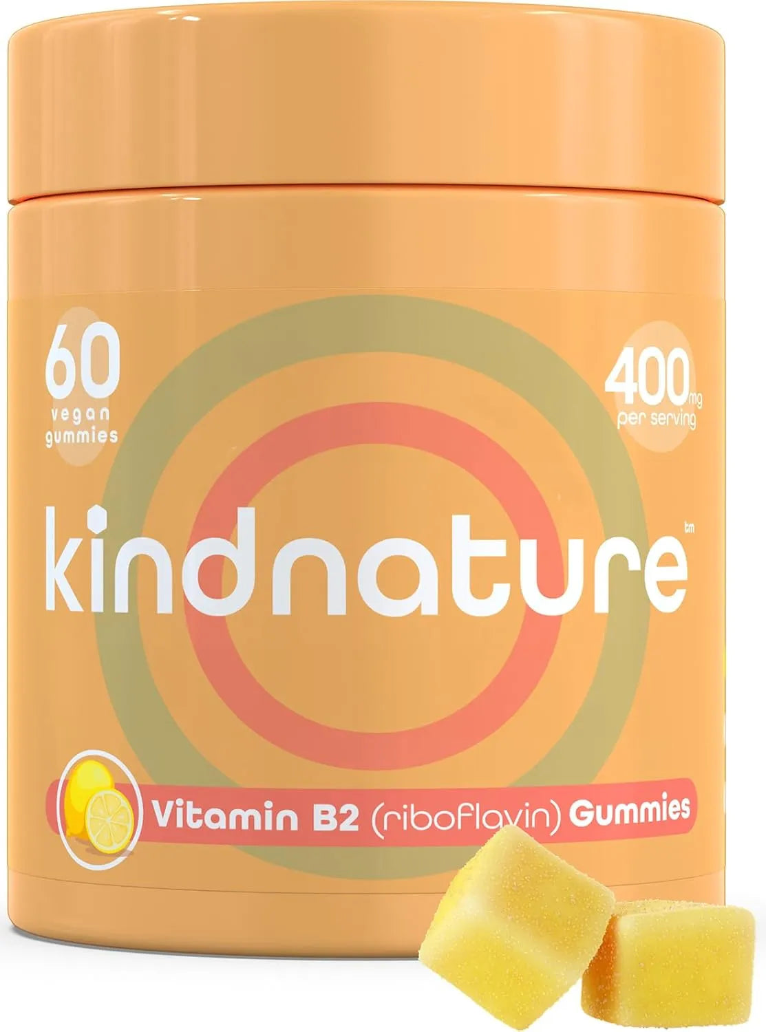 KIND NATURE - Kind Nature Vitamin B2 Gummies 400Mg. 60 Gomitas - The Red Vitamin MX - Suplementos Alimenticios - {{ shop.shopifyCountryName }}