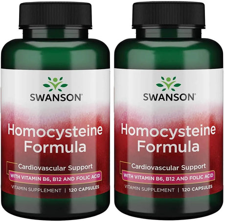 SWANSON - Swanson Homocysteine Formula 120 Capsulas 2 Pack - The Red Vitamin MX - Suplementos Alimenticios - {{ shop.shopifyCountryName }}