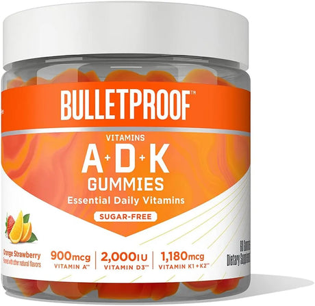 BULLETPROOF - Bulletproof Vitamins A+D+K Sugar-Free Orange Gummies 60 Gomitas - The Red Vitamin MX - Suplementos Alimenticios - {{ shop.shopifyCountryName }}