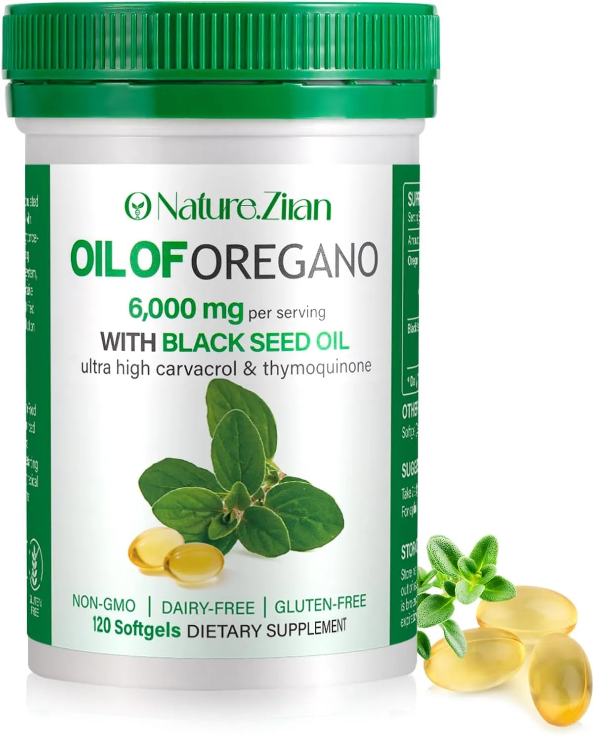 O NATURE ZIRAN - O NATURE ZIRAN Oil of Oregano 6,000Mg. 120 Capsulas Blandas - The Red Vitamin MX - Suplementos Alimenticios - {{ shop.shopifyCountryName }}