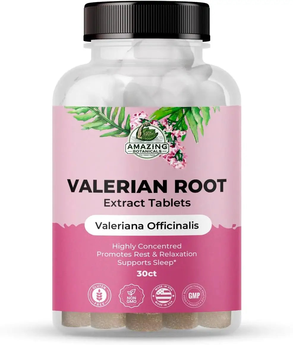 AMAZING BOTANICALS - Amazing Botanicals Valerian Root 200Mg. 30 Tabletas - The Red Vitamin MX - Suplementos Alimenticios - {{ shop.shopifyCountryName }}