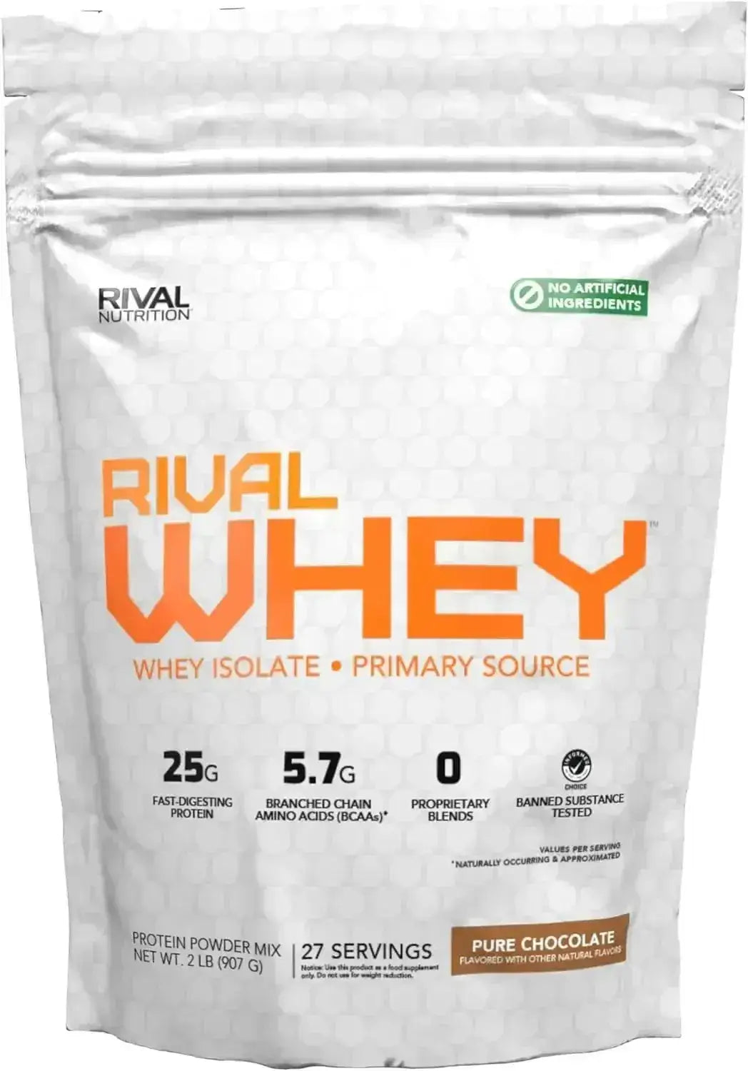 RIVAL NUTRITION - Rival Nutrition Naturally Flavored Rival Whey Pure Chocolate 907Gr. - The Red Vitamin MX - Suplementos Alimenticios - {{ shop.shopifyCountryName }}