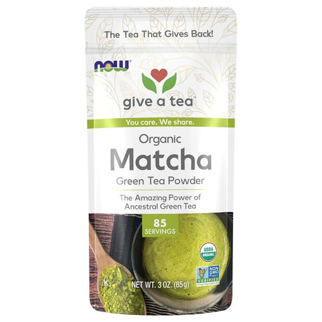 NOW SUPPLEMENTS - NOW Foods Certified Organic Matcha Green Tea Powder 85Gr. - The Red Vitamin MX - Suplementos Alimenticios - {{ shop.shopifyCountryName }}