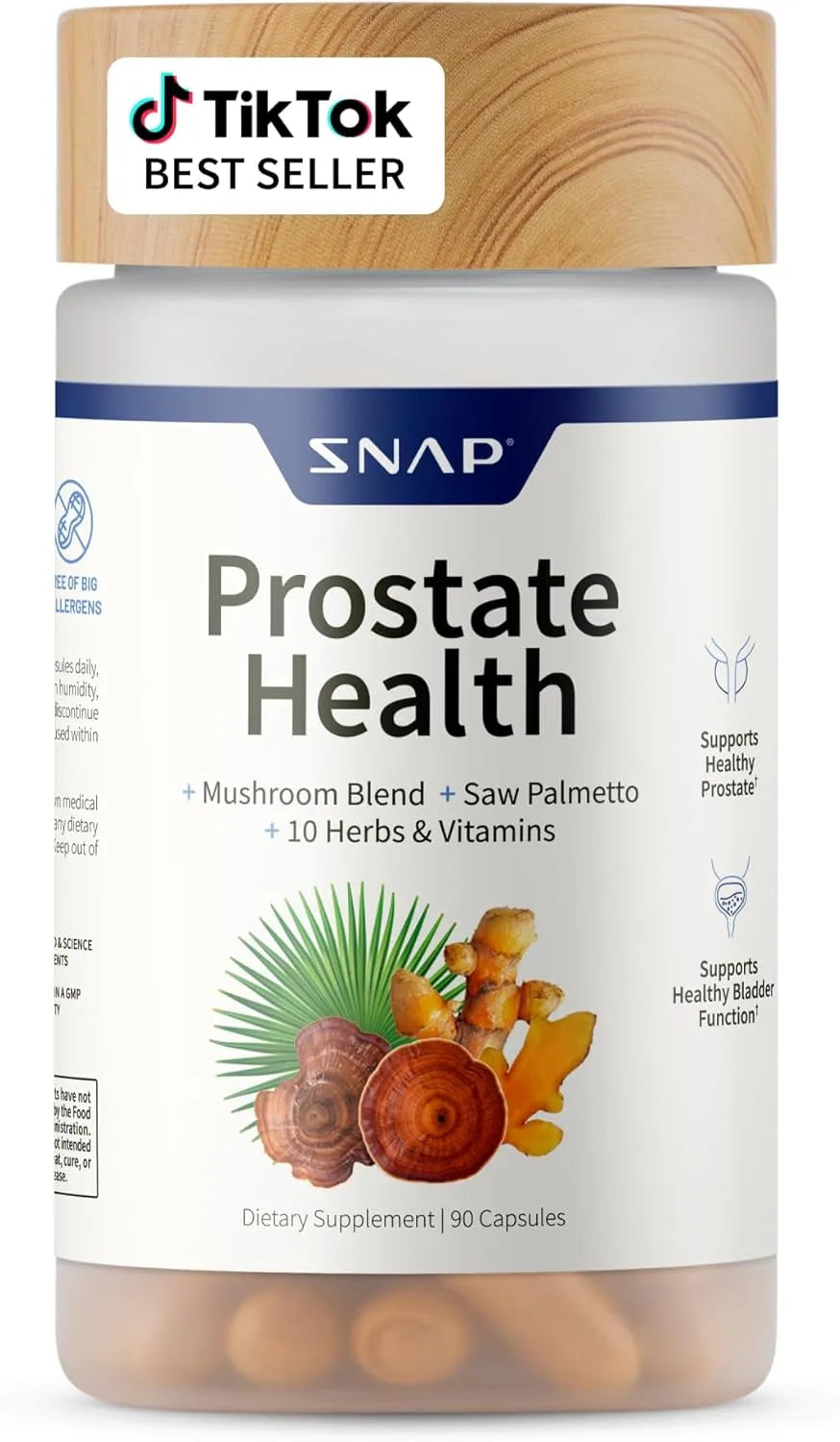 SNAP - Snap Supplements Prostate Health Support 90 Capsulas - The Red Vitamin MX - Suplementos Alimenticios - {{ shop.shopifyCountryName }}