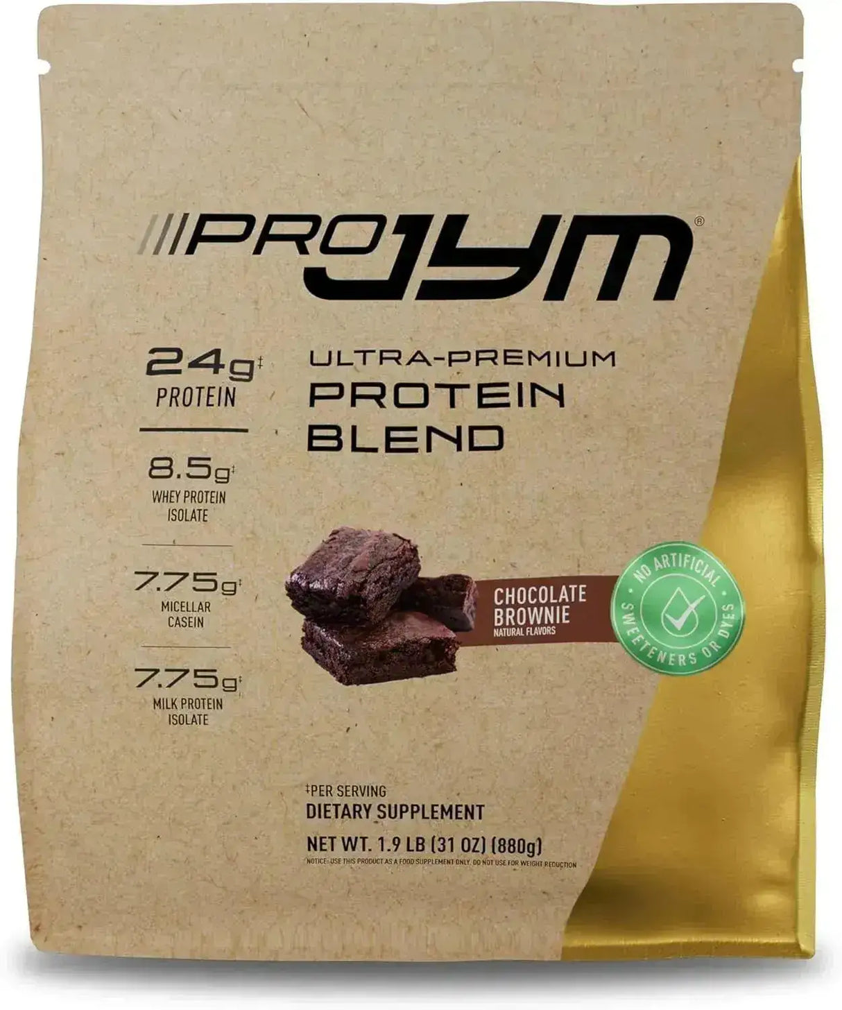 JYM - Pro JYM Natural Chocolate Brownie Protein Powder Blend 22 Servicios 880Gr. - The Red Vitamin MX - Suplementos Alimenticios - {{ shop.shopifyCountryName }}