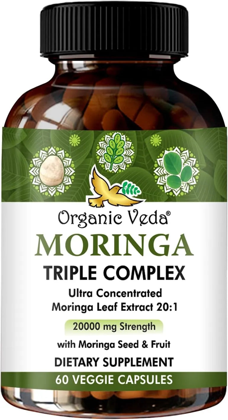ORGANIC VEDA - Organic Veda Moringa 60 Capsulas - The Red Vitamin MX - Suplementos Alimenticios - {{ shop.shopifyCountryName }}