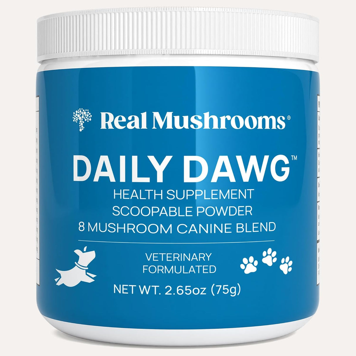 REAL MUSHROOMS - Real Mushrooms Daily Dawg Mushroom Blend for Dogs 75Gr. - The Red Vitamin MX - Suplementos Herbales Para Perros - {{ shop.shopifyCountryName }}
