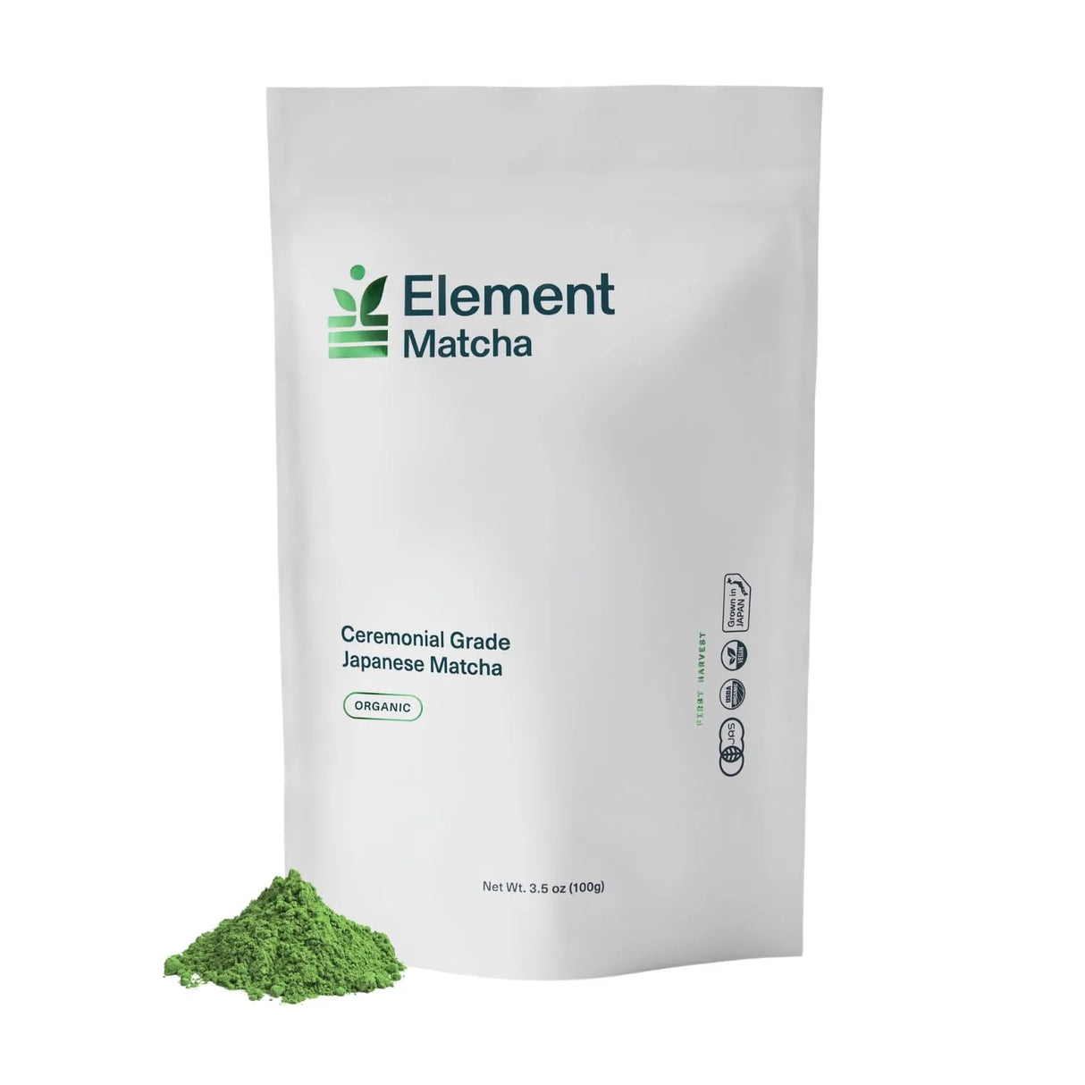 ELEMENT MATCHA - Element Matcha Ceremonial Grade 100% Organic Green Tea Matcha Powder 100Gr. - The Red Vitamin MX - Suplementos Alimenticios - {{ shop.shopifyCountryName }}