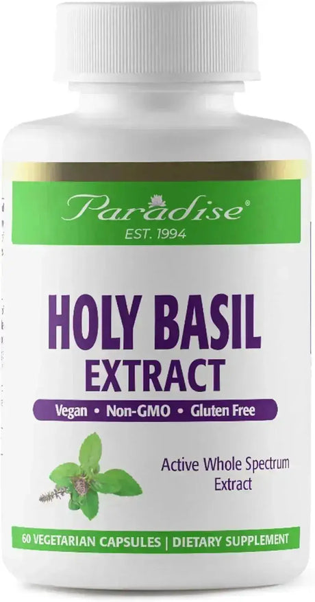PARADISE HERBS - Paradise Herbs Organic Holy Basil 60 Capsulas - The Red Vitamin MX - Suplementos Alimenticios - {{ shop.shopifyCountryName }}