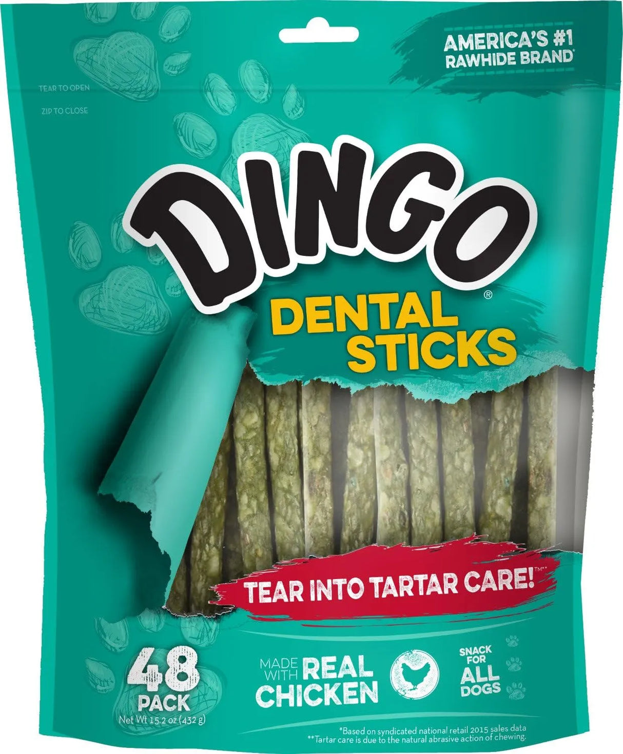 DINGO - Dingo Dental Sticks Natural Chewing Action Helps Clean Teeth 48 Piezas - The Red Vitamin MX - Cuidado Dental Para Perros - {{ shop.shopifyCountryName }}
