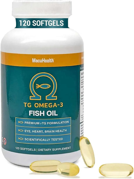 MACUHEALTH - Macuhealth Omega 3 Fish Oil 120 Capsulas Blandas - The Red Vitamin MX - Suplementos Alimenticios - {{ shop.shopifyCountryName }}