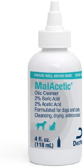 DECHRA - Dechra Malacetic Otic Cleanser for Dogs and Cats 4 Fl.Oz. - The Red Vitamin MX - Cuidado Del Oído De Perros - {{ shop.shopifyCountryName }}