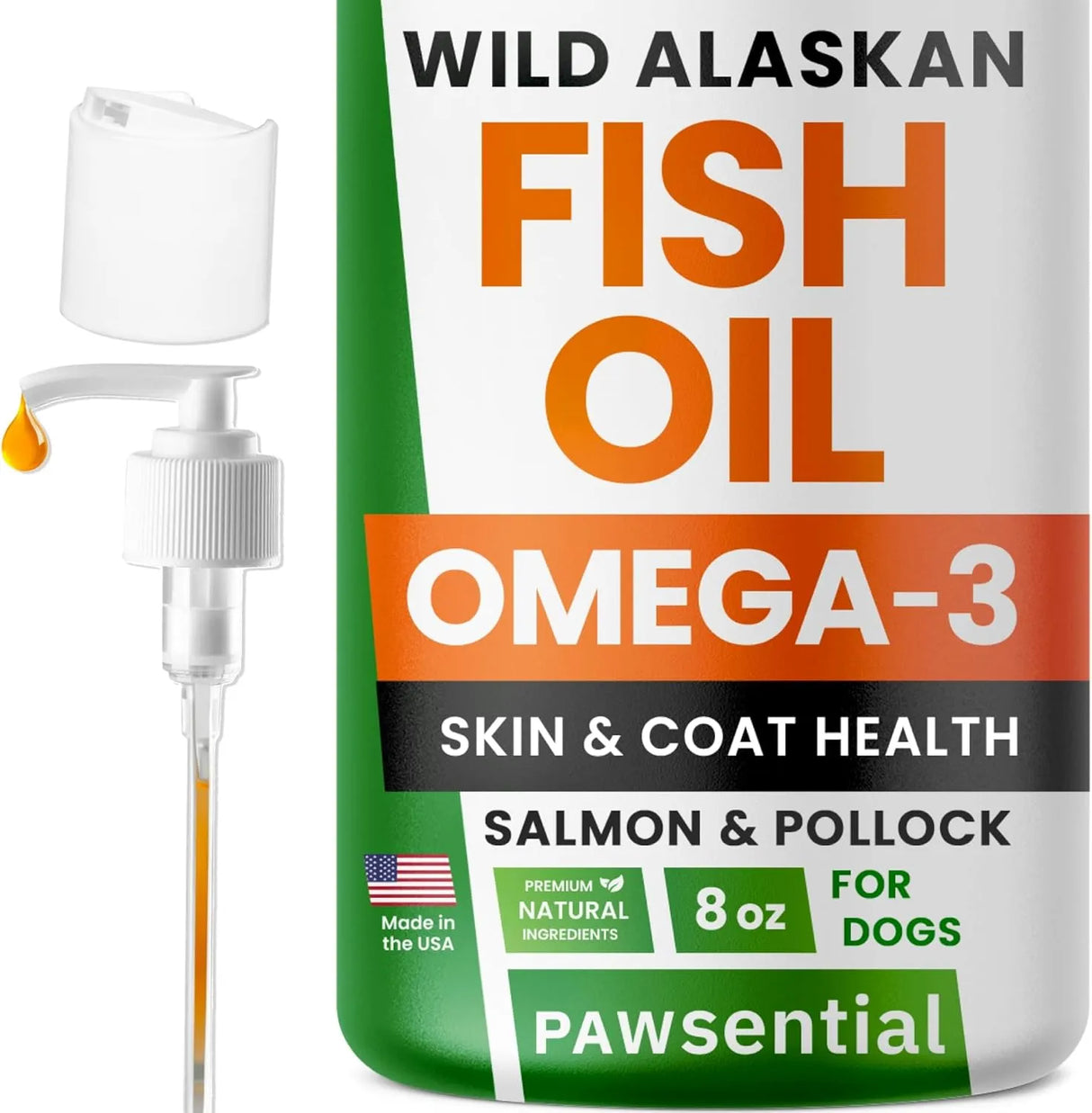 PAWSENTIAL - Pawsential Omega 3 Fish Oil for Dogs & Cats 8 Fl.Oz. - The Red Vitamin MX - Aceite De Pescado Para Perros - {{ shop.shopifyCountryName }}