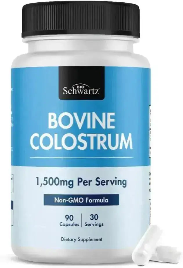 BIO SCHWARTZ - BioSchwartz Colostrum 1500Mg. 90 Capsulas - The Red Vitamin MX - Suplementos Alimenticios - {{ shop.shopifyCountryName }}