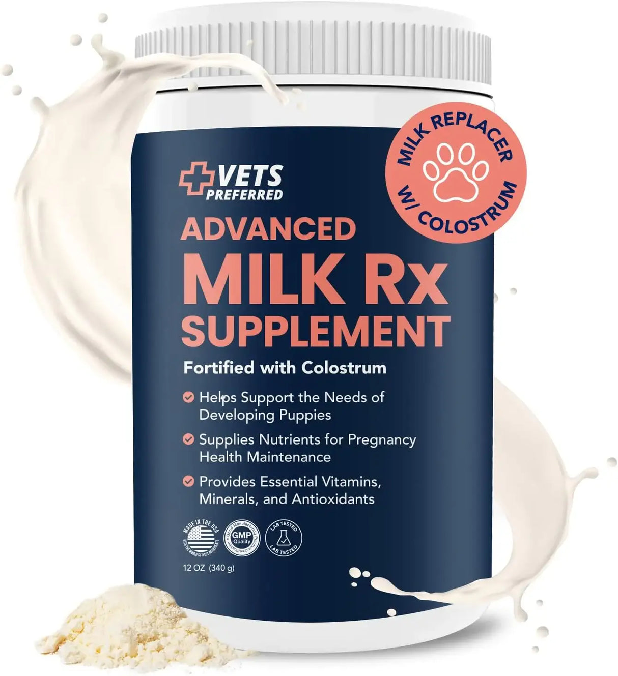 VETS PREFERRED - Vets Preferred Puppy Milk Replacement Formula 340Gr. - The Red Vitamin MX - Sustitutos De Leche Para Perros - {{ shop.shopifyCountryName }}