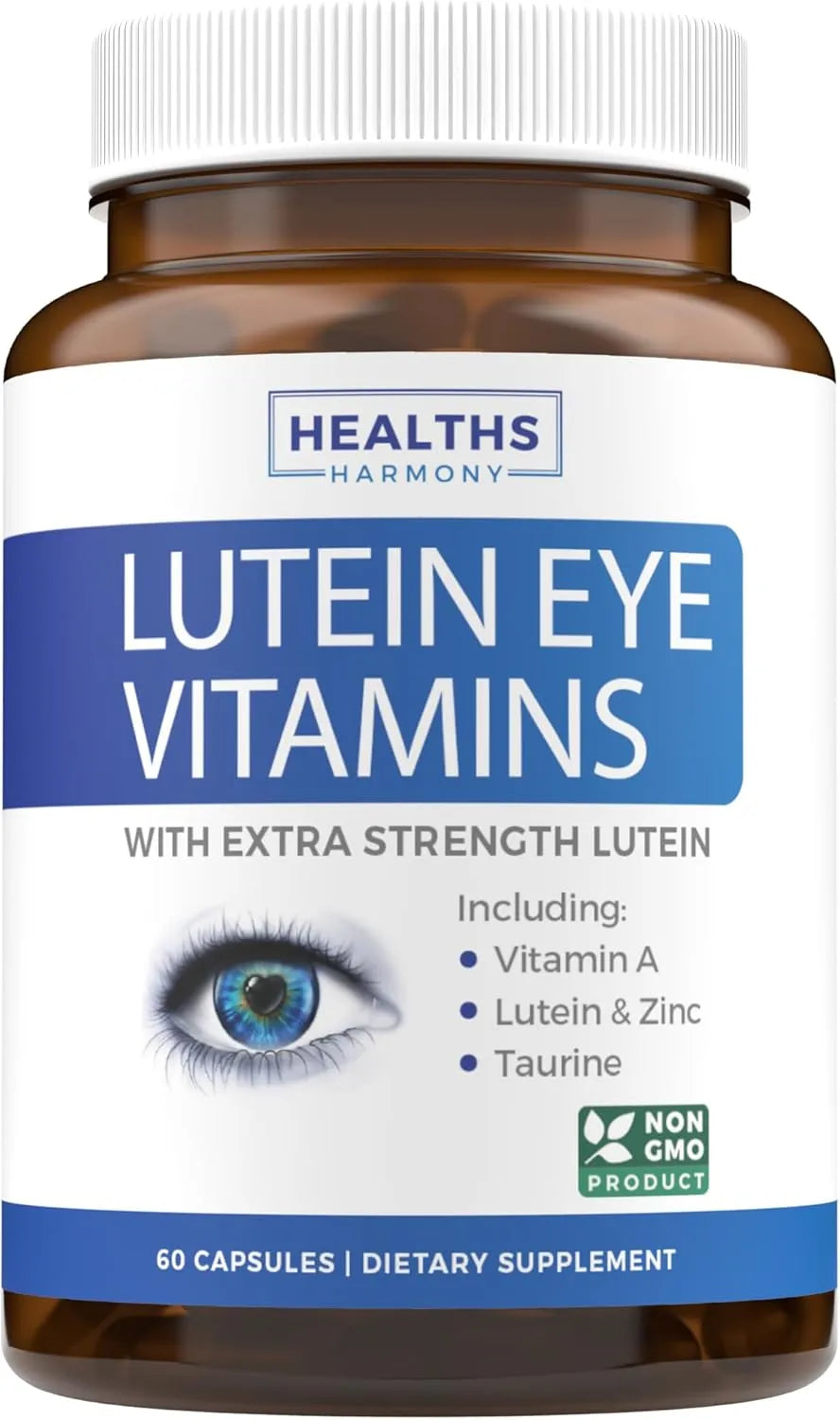 HEALTHS HARMONY - Healths Harmony Lutein Eye Vitamins 60 Capsulas - The Red Vitamin MX - Suplementos Alimenticios - {{ shop.shopifyCountryName }}