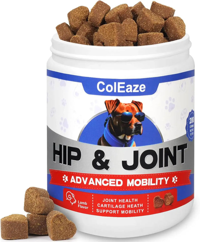 COLEAZE - ColEaze Hip & Joint Support 200 Masticables - The Red Vitamin MX - Cuidado De Cadera Y Articulaciones Para Perros - {{ shop.shopifyCountryName }}