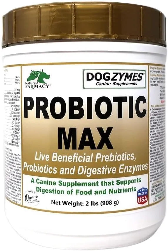 DOGZYMES - Dogzymes Probiotic Max 908Gr. - The Red Vitamin MX - Probióticos Para Perros - {{ shop.shopifyCountryName }}