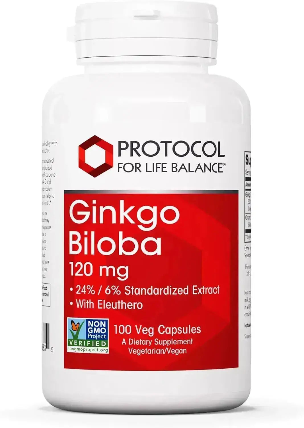 PROTOCOL FOR LIFE BALANCE - Protocol Ginkgo Biloba 120Mg. 100 Capsulas - The Red Vitamin MX - Suplementos Alimenticios - {{ shop.shopifyCountryName }}