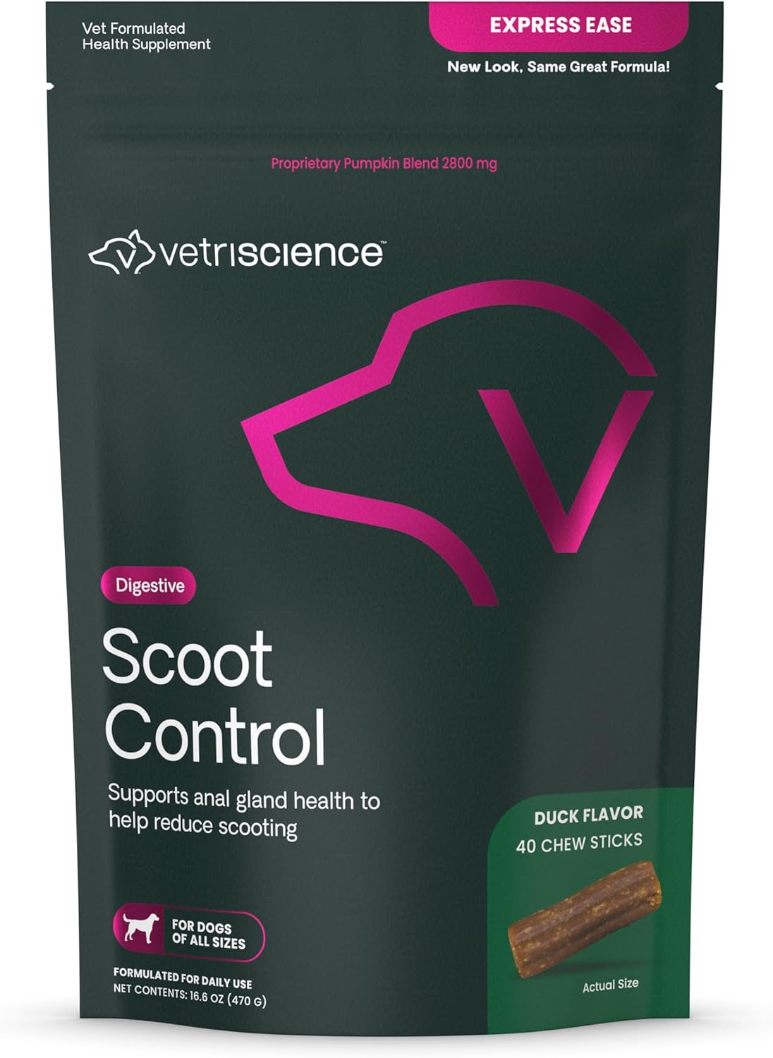 VetriScience Scoot Control Chews 40 Masticables