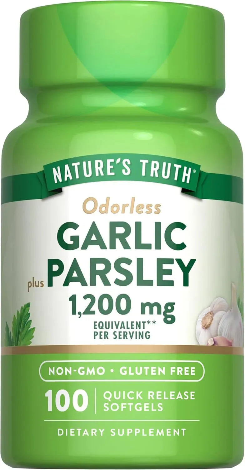 NATURE'S TRUTH - Nature's Truth Odorless Garlic and Parsley 1200Mg. 100 Capsulas Blandas - The Red Vitamin MX - Suplementos Alimenticios - {{ shop.shopifyCountryName }}