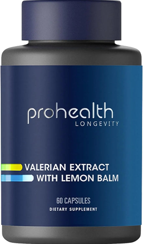 PRO HEALTH LONGEVITY - ProHealth Valerian Extract + Lemon Balm 60 Capsulas - The Red Vitamin MX - Suplementos Alimenticios - {{ shop.shopifyCountryName }}