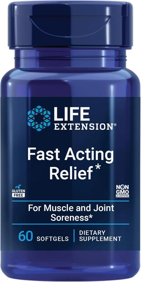 LIFE EXTENSION - Life Extension Fast Acting Relief 60 Capsulas Blandas - The Red Vitamin MX - Suplementos Alimenticios - {{ shop.shopifyCountryName }}